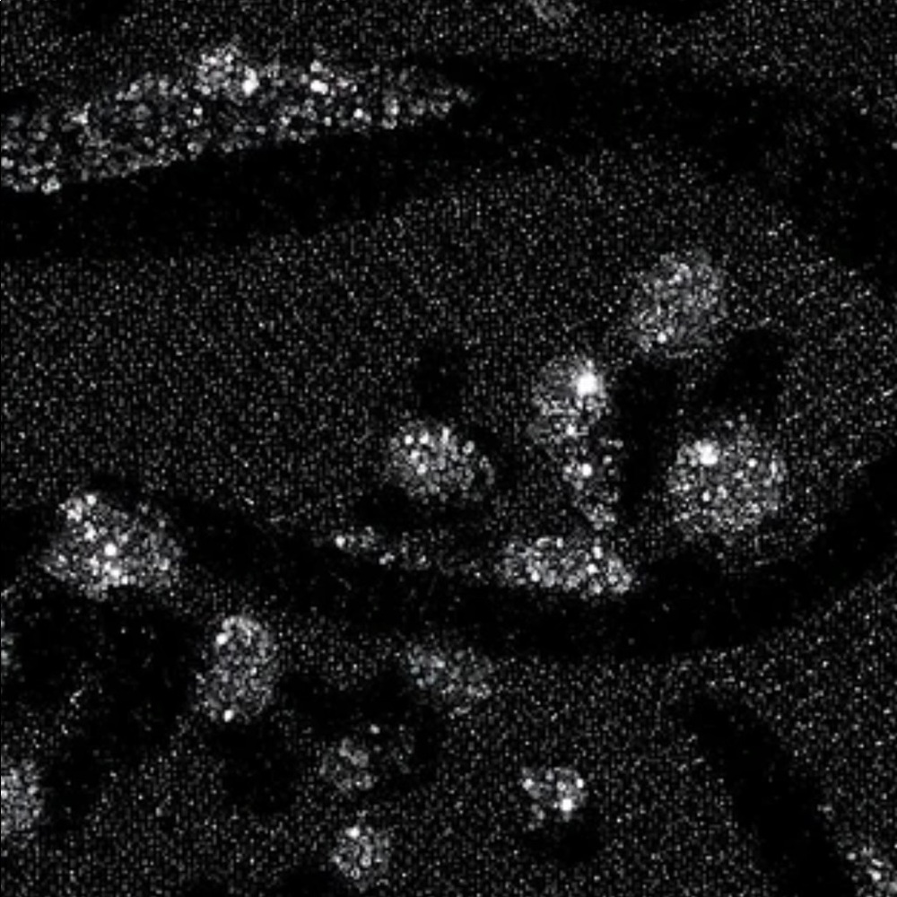 Marchesa Notte one shoulder dark navy glitter tulle evening gown size 2 NWT - Picture 9 of 9